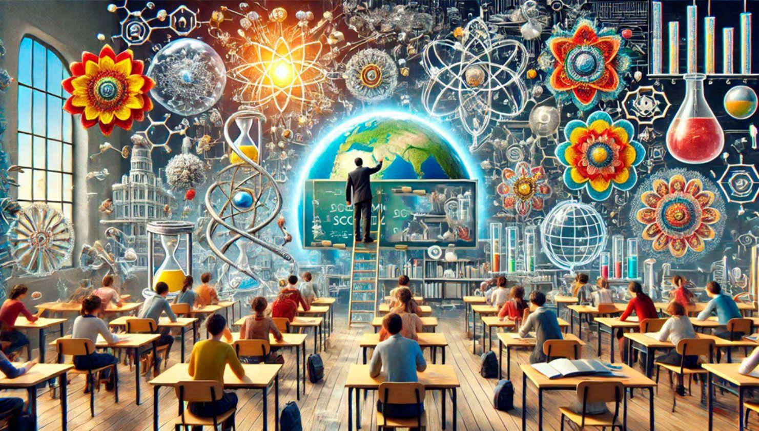 imagen que representa la línea del aprendizaje de la ciencia