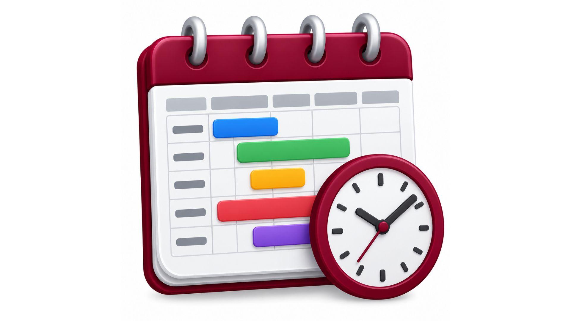 Calendario y sesiones informativas